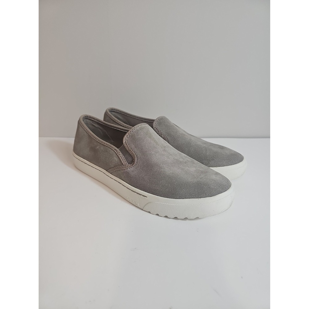 Sorel Women's 10 Gray Suede Campsnake Slip on Sneakers Sporty